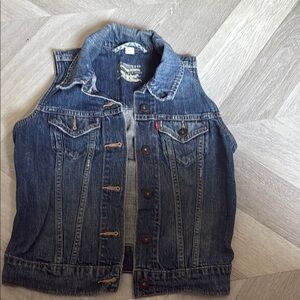 Levi's Blue Denim Vest